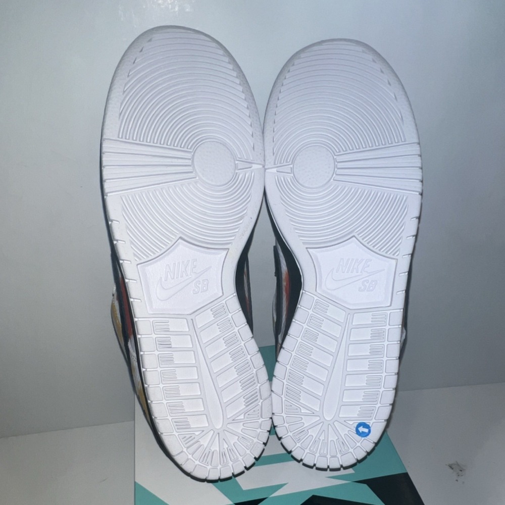 Nike SB Dunk Low Pro Rayguns Black Men's Size 8.5 Medium Skateboarding Shoes‎ - Picture 9 of 11